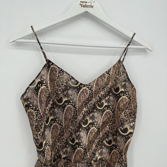 Indulgence Vintage Paisley Sleep Bodysuit One Piece Size Small - Picture 2 of 10